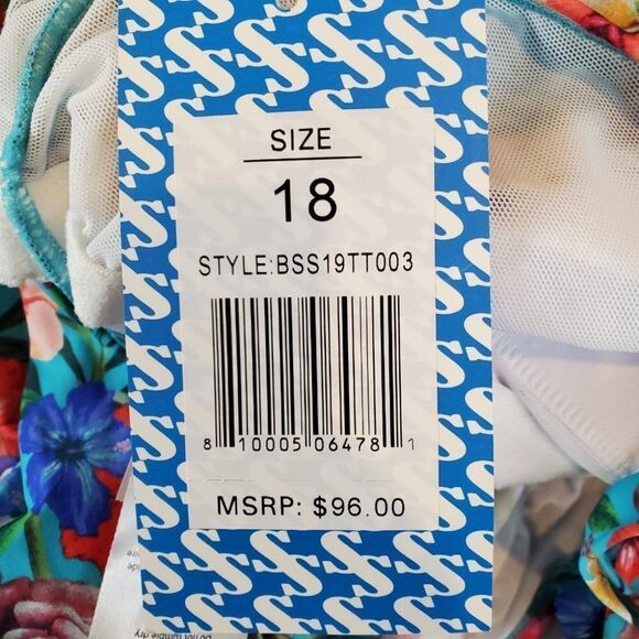 Sun & Sea Women's Size 18 One Piece Swimsuit - Picture 6 of 7